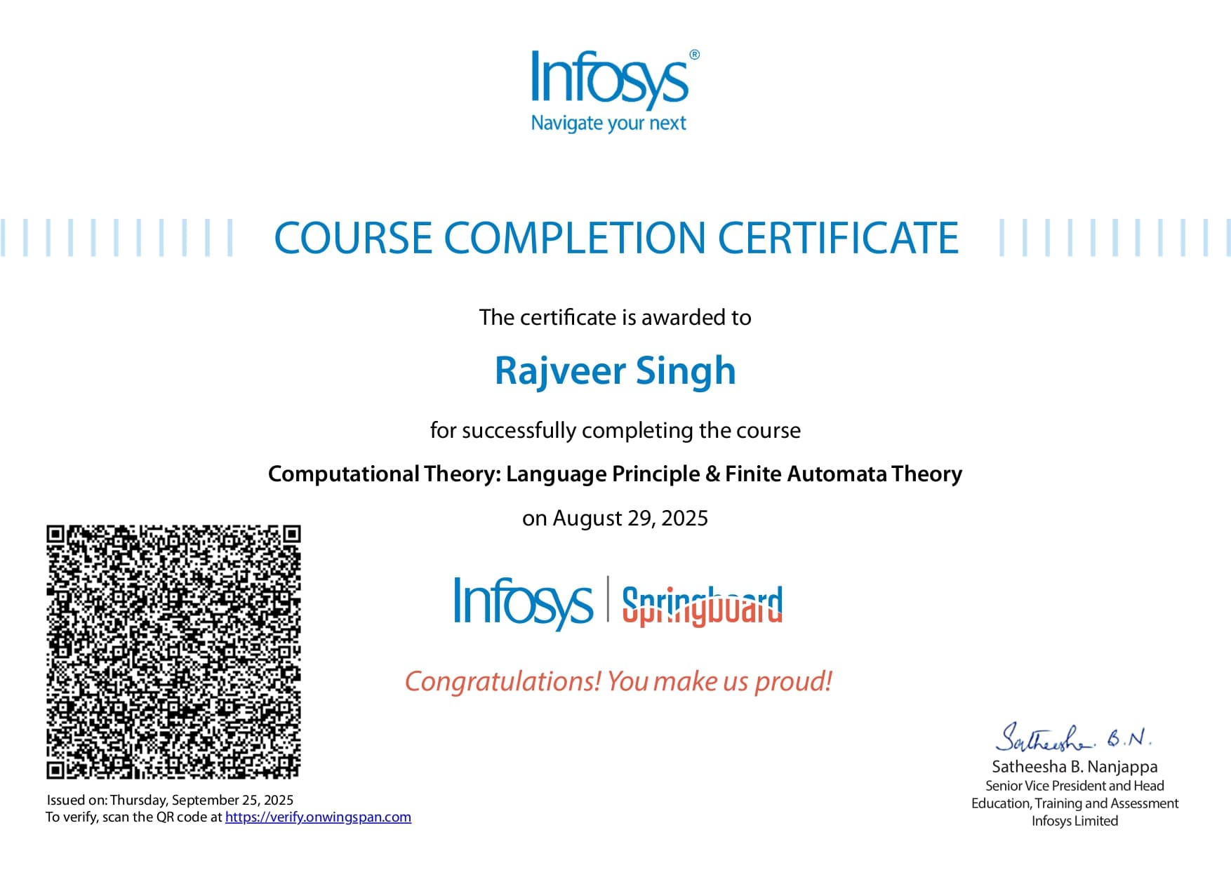 Computational Theory certificate preview